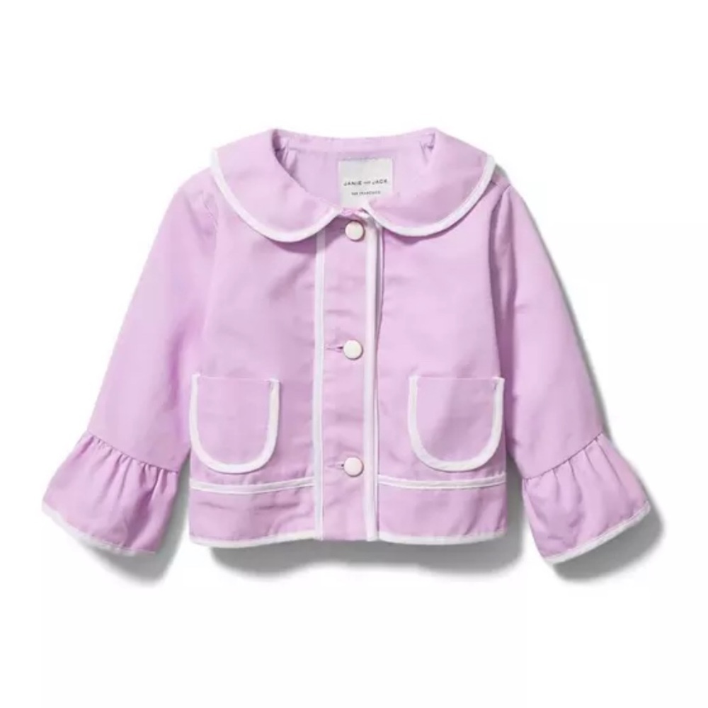 Purple Jacket with White Trim janie and Jack